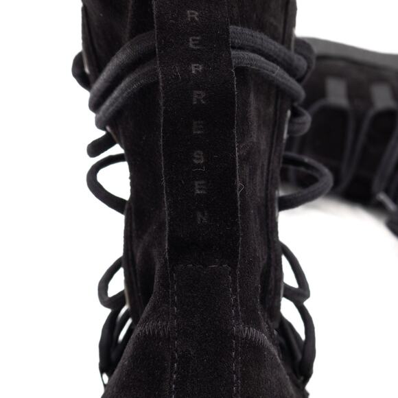 Represent Clo. Dusk Boot Triple Black Suede US 10 - Picture 10 of 11